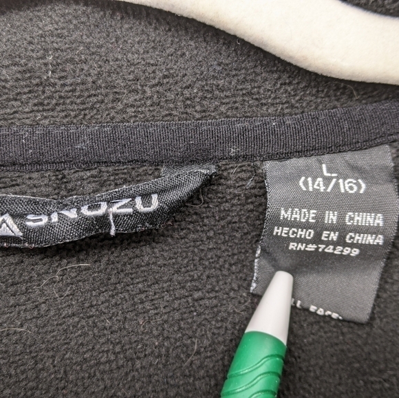 Snozu Full Zip Softshell Jacket Micro Fleece Lined Outdoor Plaid Contrast - Picture 9 of 10